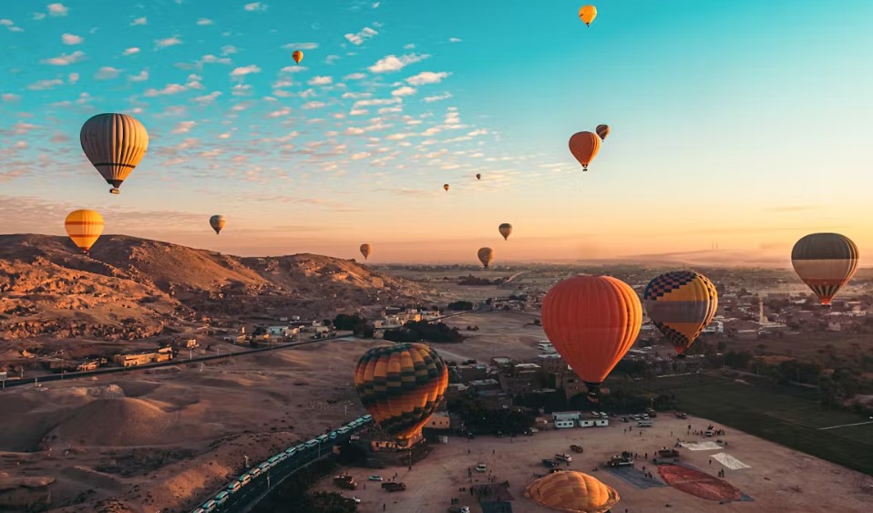 Heißluftballon in Luxor